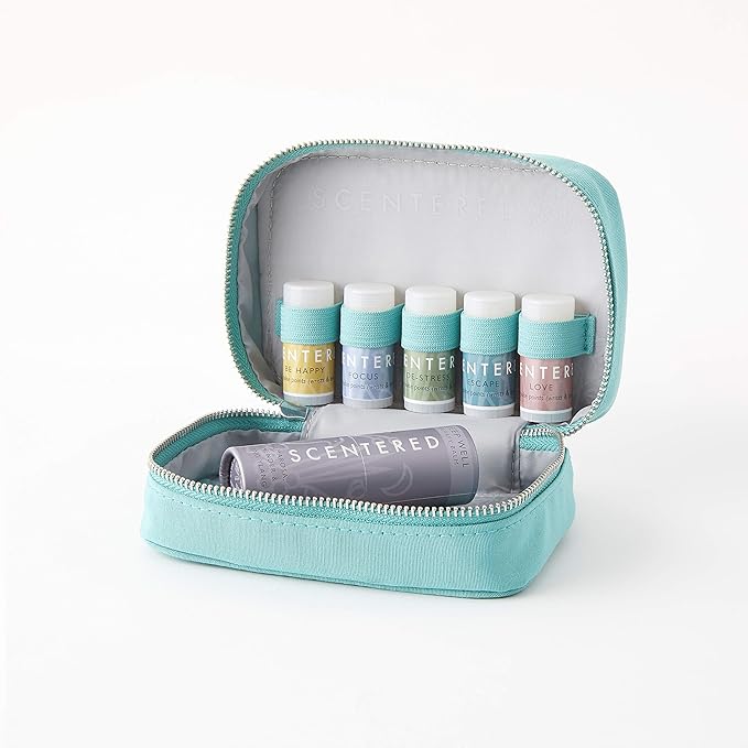 Scentered Aromatherapy Gift Set, Roll On Essential Oil Balms for Sleep, Stress-Relief, Focus, Mood Boost, Calm & Emotional Balance - Relaxing Gifts for Women - Daily Ritual
