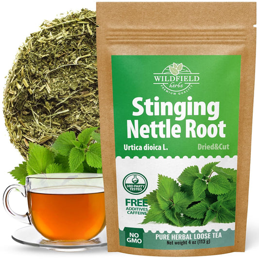 4 oz. Nettle Root Dried Stinging Herbal Tea - 113g Stinging Nettle Root Herb Tea Raíz De Ortiga