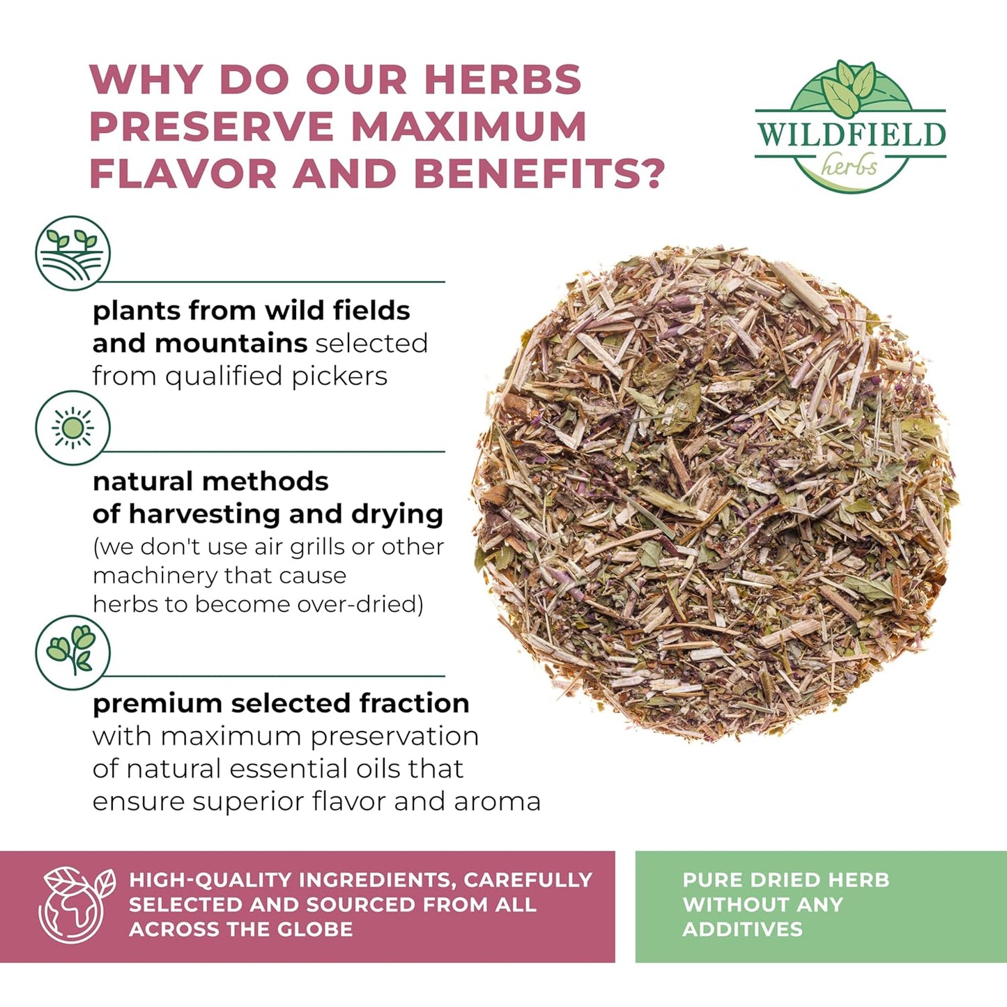 50 Bags Oregano Tea Dried Oregano Leaves Herbal Tea Bag (Origanum Vulgare L.) - 50 Count 1.5g Bags Dry Égano Leaf Herb