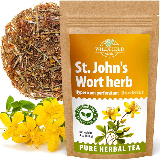 4 oz. St Johns Wort Herb Herbal Tea (Hypericum) - 113g Hierba De San Juan Herb Tea