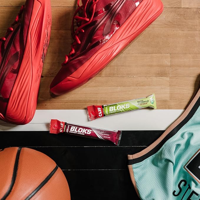 CLIF BLOKS - Energy Chews - Variety Pack - Non-GMO - Plant Based - Fast Fuel for Cycling and Running - Quick Carbohydrates and Electrolytes - 2.12 oz. Packets (12 Count)