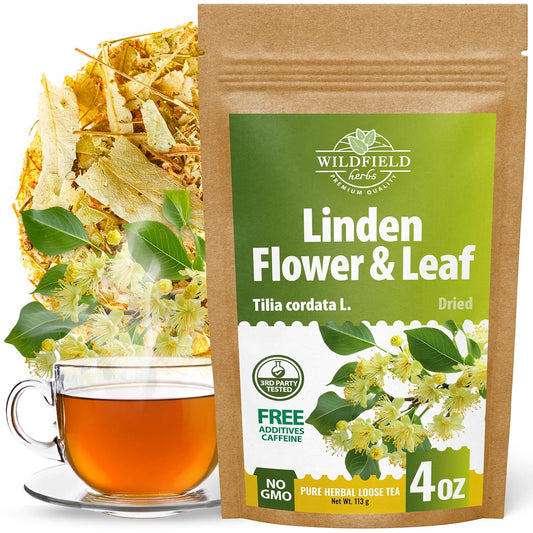 4 oz Linden Tea Dried Linden Flower Tea Blossom Herbal (Tilia Cordata) - 113g Herb Lipa Tila
