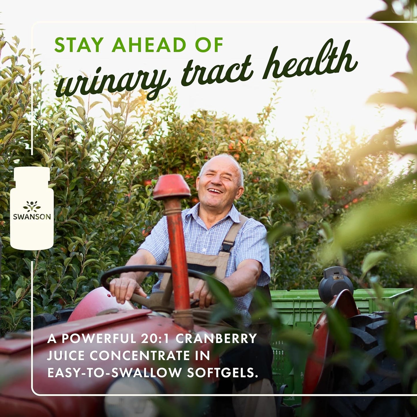 Swanson Cranberry - Supports Urinary Tract Health, Bladder Control, and Promotes Healthy Kidney Function - Cranberry Supplement Made with 20:1 Cranberry Juice Concentrate - (180 Softgels)