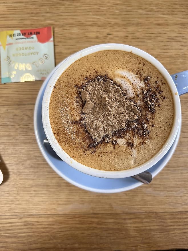 Goldmine Adaptogens Superfoods | Reishi Organic Mushroom Powder | Adaptogen Stress Support & Daily Balance Blend (227 Grams, Pouch)