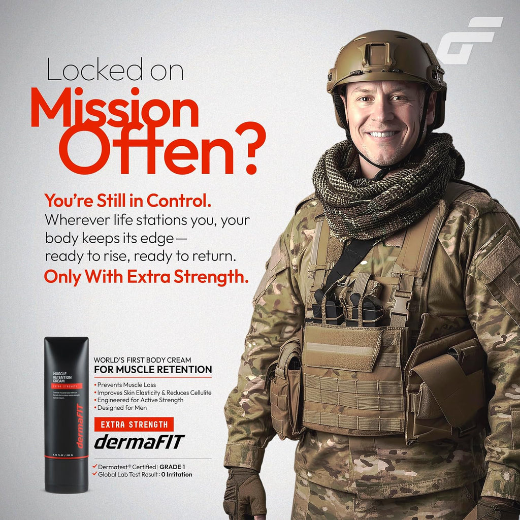 Extra Strength Muscle Maintenance Cream, Post Workout Recovery & Strength, Double-Enhanced Effect of Muscle Loss Prevention, 200ml, No Artificial Fragrance Topical Analgesic for Muscle