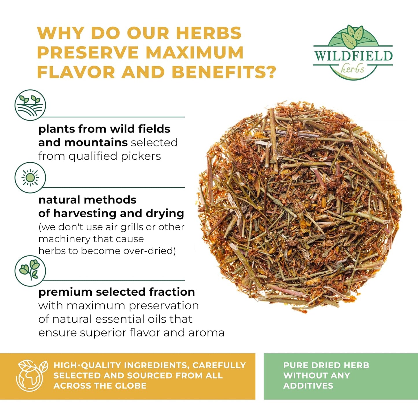 4 oz. St Johns Wort Herb Herbal Tea (Hypericum) - 113g Hierba De San Juan Herb Tea