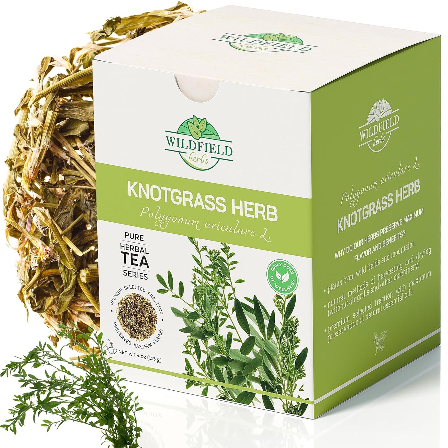4 oz. Common Knotgrass Herbal Tea (Polygonum Aviculare) - 113g Pigweed Herb Tea Centinodia